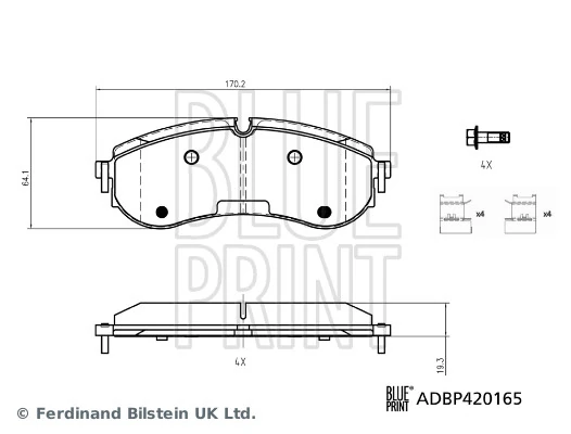 Brake Pad Set, disc brake